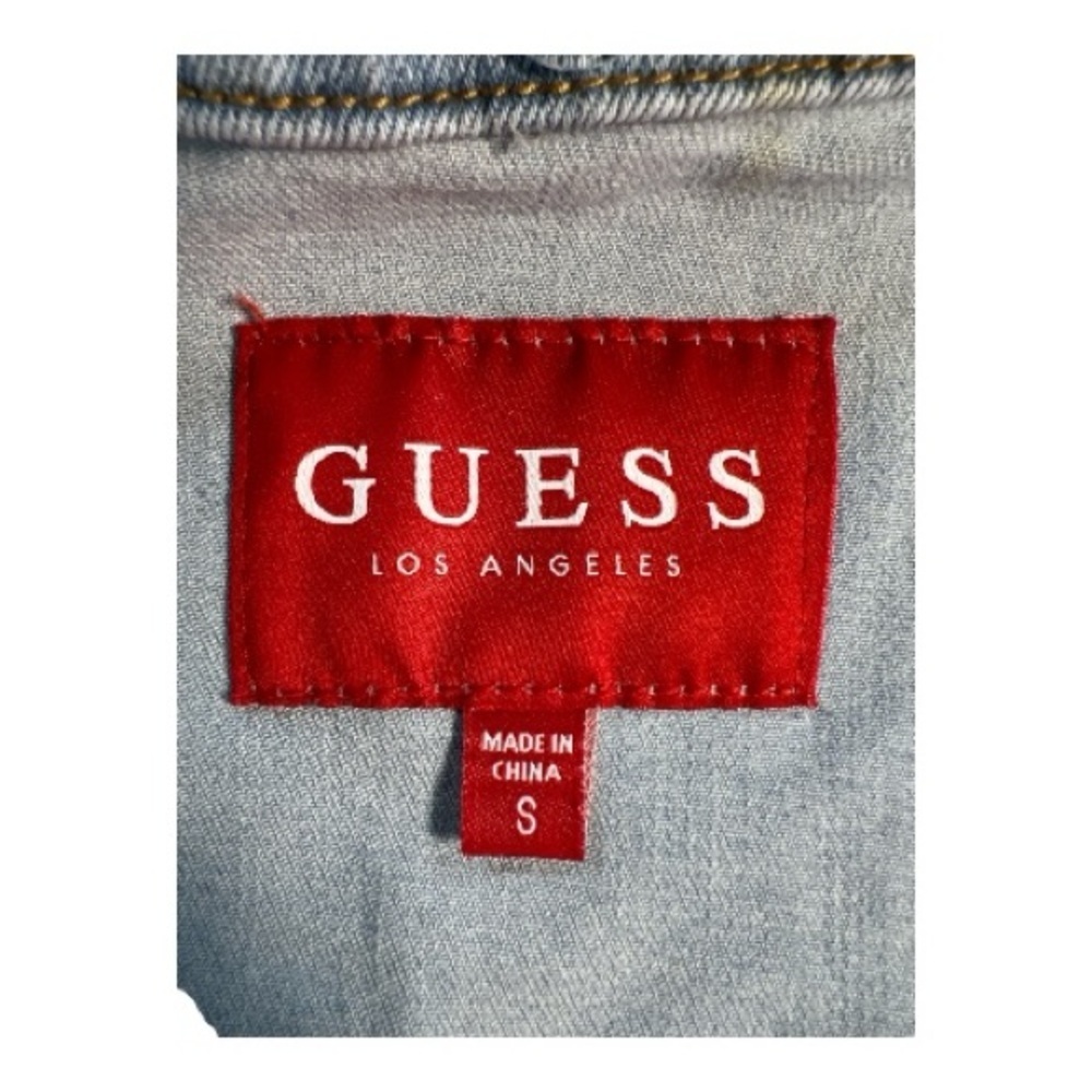 Guess Blue Denim & Gray Jacket - Picture 5 of 5